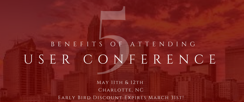 Top 5 Reasons to Attend User Conference Banner